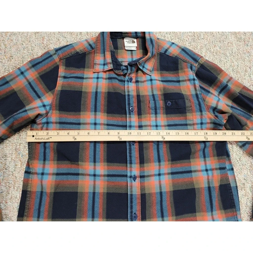 The North Face Shirt Mens Medium Plaid Hayden Pass Button Down Outdoors Hiking